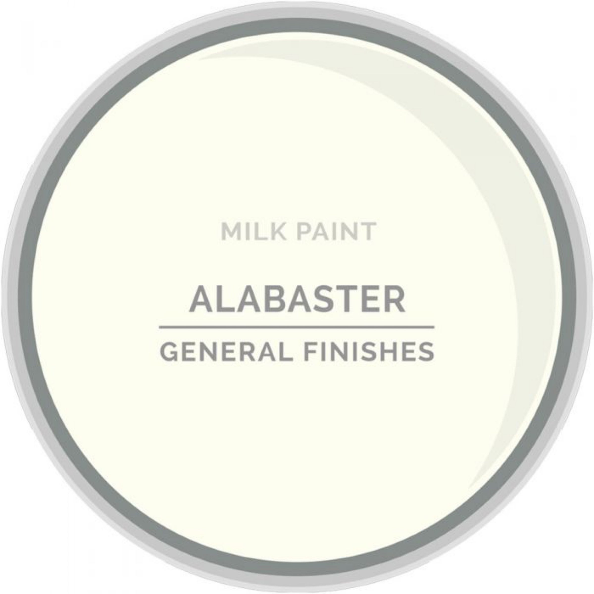 General Finishes Antique White Milk Paint, Pint